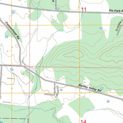 Chickalah Mountain East, AR FSTopo Preview 2