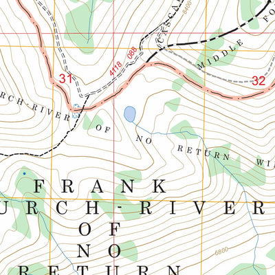 Chilcoot Peak, ID FSTopo Preview 3