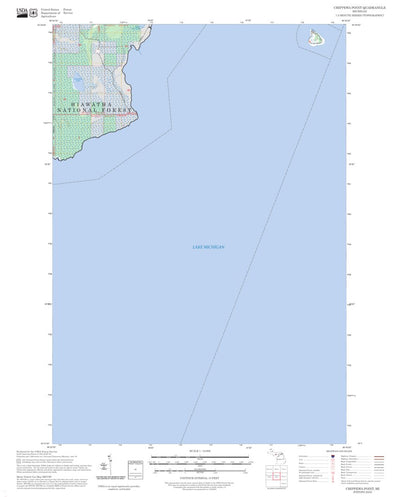Chippewa Point, MI FSTopo Preview 1