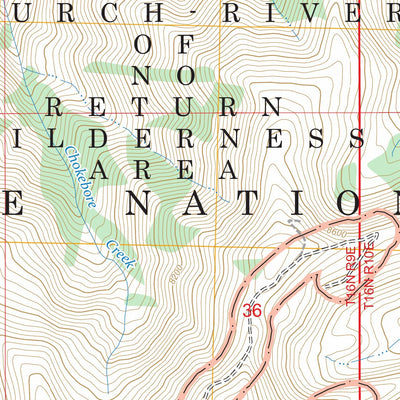 Chinook Mountain, ID FSTopo Preview 2