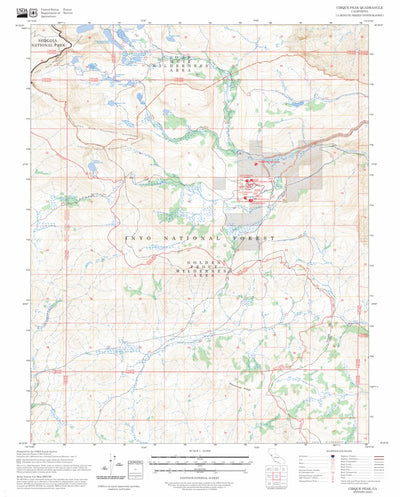 Cirque Peak, CA FSTopo Preview 1