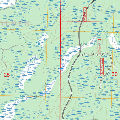 Clam Lake SE, WI FSTopo Preview 3