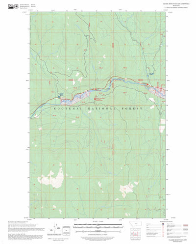 Clark Mountain, MT FSTopo Preview 1