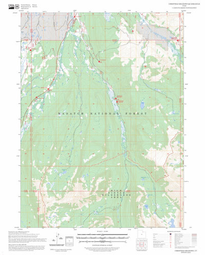 Christmas Meadows, UT FSTopo Preview 1