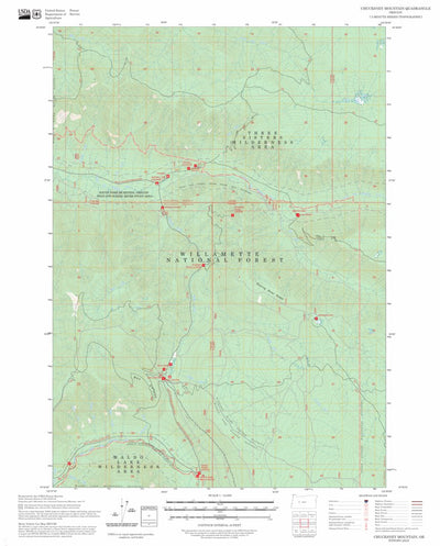 Chucksney Mountain, OR FSTopo Preview 1