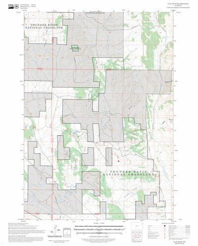 Clay Spur, WY FSTopo Preview 1