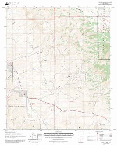 Circle Mesa, NM FSTopo Preview 1