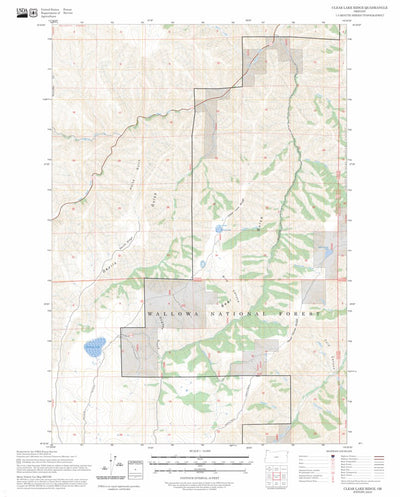 Clear Lake Ridge, OR FSTopo Preview 1