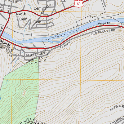 Clifton Forge, VA FSTopo Preview 2