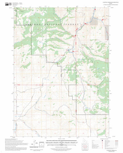 Clifton Creek, ID FSTopo Preview 1
