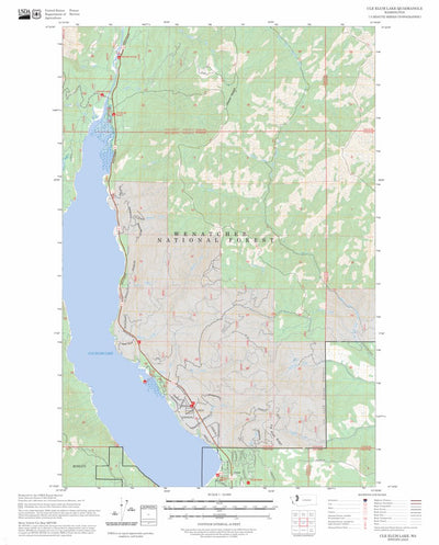 Cle Elum Lake, WA FSTopo Preview 1