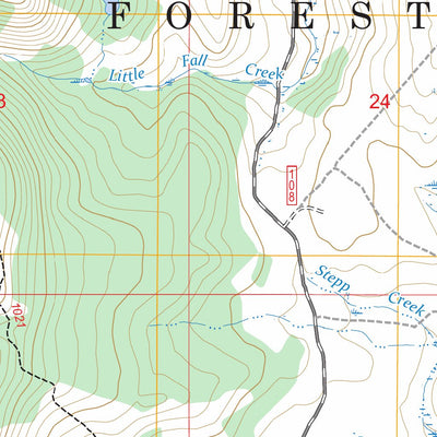 Coal Creek, WY FSTopo Preview 2