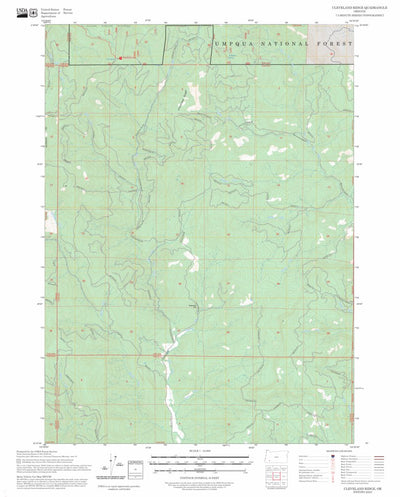 Cleveland Ridge, OR FSTopo Preview 1