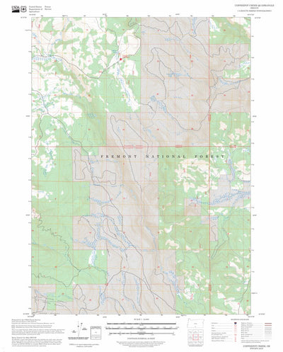 Coffeepot Creek, OR FSTopo Preview 1