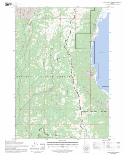 Cold Spring Ridge, ID FSTopo Preview 1