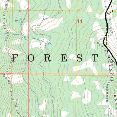 Cold Spring Ridge, ID FSTopo Preview 2