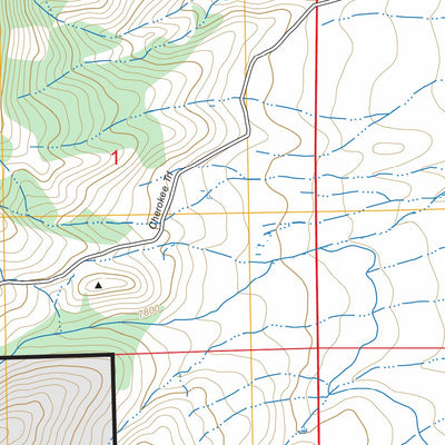 Coad Mountain, WY FSTopo Preview 2