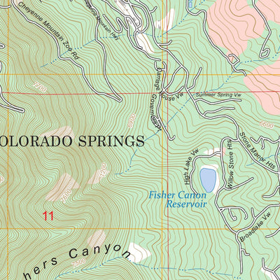 Colorado Springs, CO FSTopo Preview 3