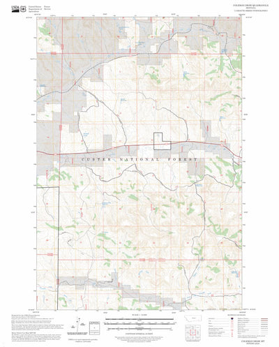 Coleman Draw, MT FSTopo Preview 1