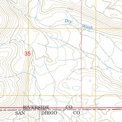 Collins Valley, CA FSTopo Preview 2