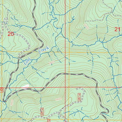 Coffin Mountain, OR FSTopo Preview 3