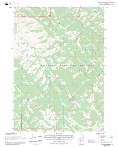 Commissary Ridge, ID FSTopo Preview 1