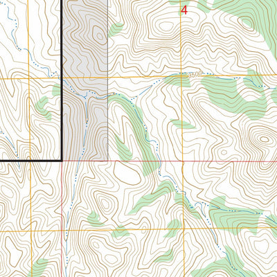 Cook Creek Reservoir, MT FSTopo Preview 2