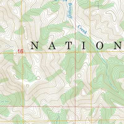 Cook Creek Reservoir, MT FSTopo Preview 3