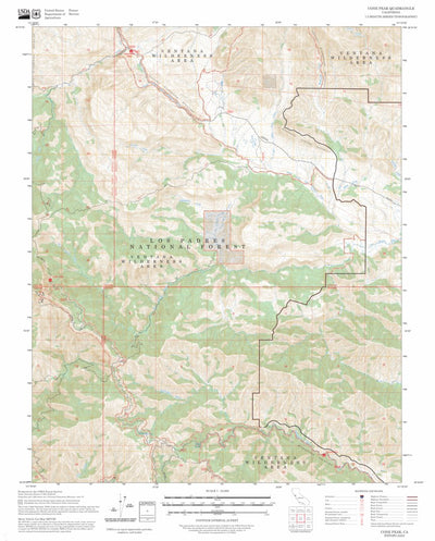 Cone Peak, CA FSTopo Preview 1