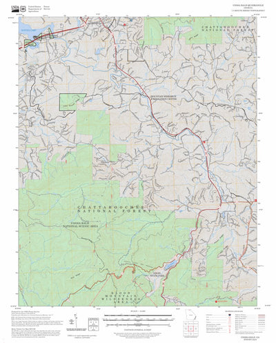 Coosa Bald, GA FSTopo Preview 1