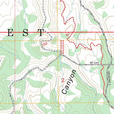 Cooper Ridge, AZ FSTopo Preview 3