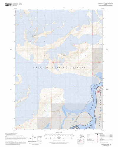 Cordova C-3 NE, AK FSTopo Preview 1