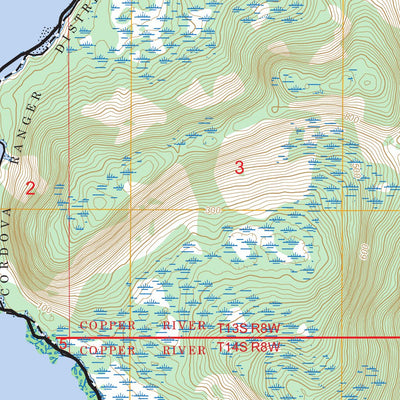 Cordova C-8 NE, AK FSTopo Preview 3