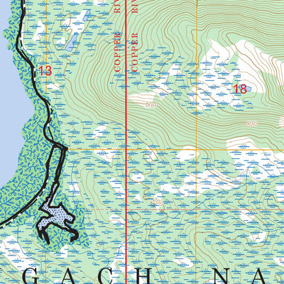 Cordova B-8 NE, AK FSTopo Preview 3