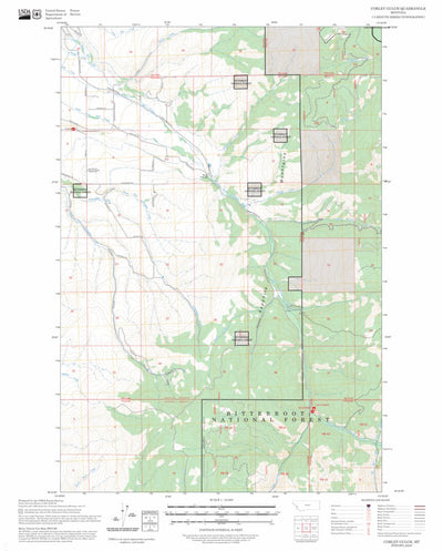 Corley Gulch, MT FSTopo Preview 1