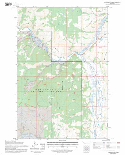 Cornish Gulch, MT FSTopo Preview 1