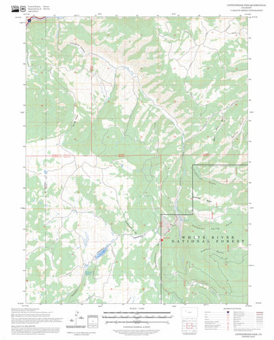 Cottonwood Pass, CO FSTopo Preview 1