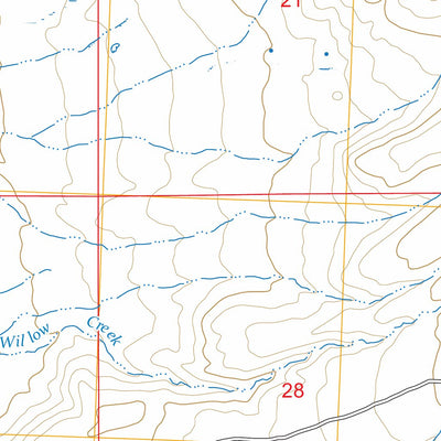 Cottonwood Canyon, WY FSTopo Preview 2