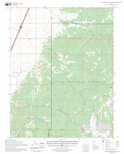 Cottonwood Mountain, UT FSTopo Preview 1