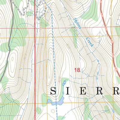 Courtright Reservoir, CA FSTopo Preview 3