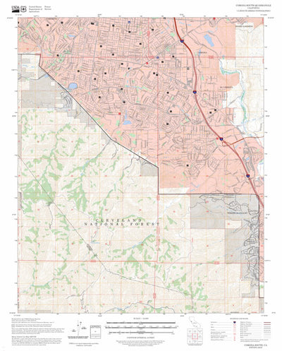 Corona South, CA FSTopo Preview 1