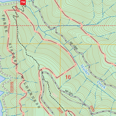 Cougar Reservoir, OR FSTopo Preview 3