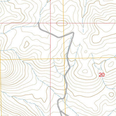 Cowtrack Mountain, CA FSTopo Preview 2
