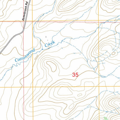 Cottonwood Creek, WY FSTopo Preview 2