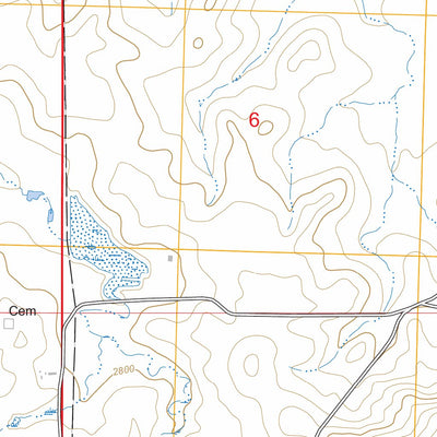 Cow Butte SE, SD FSTopo Preview 2