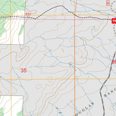 Cow Creek Mountain, WY FSTopo Preview 2
