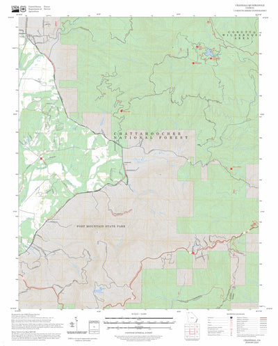 Crandall, GA FSTopo Preview 1