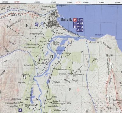Hiking trails in Tröllaskagi peninsula, Northern Iceland, Map 3 Preview 1