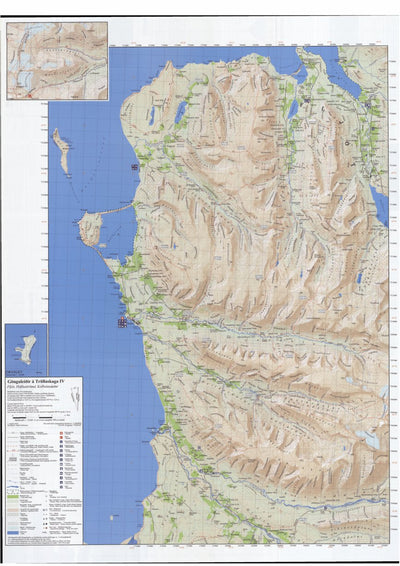Hiking trails in Tröllaskagi peninsula, Northern Iceland, Map 4 Preview 1