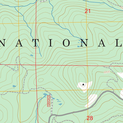 Crawfish Lake, OR FSTopo Preview 2